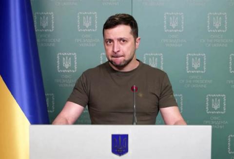Владимир Зеленский в футболке