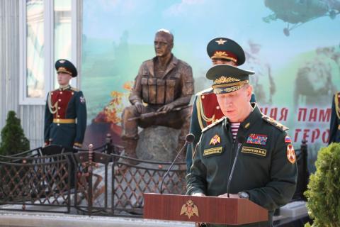 В Чечне открыт монумент в честь защитников России