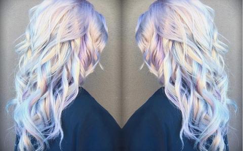 Нереально красивый опал  - Opal hair, модное окрашивание волос в 2019 году: изумительные оттенки для блондинок, брюнеток и рыжих