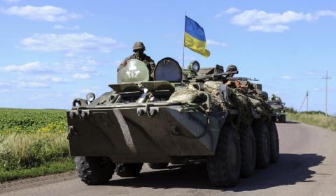 Украинская армия на танке