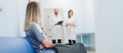 Пациент в клинике