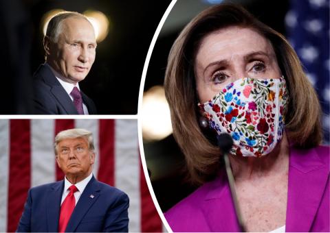 Спикер США 6 раз за минуту упомянула Путина, комментируя погром в Капитолии