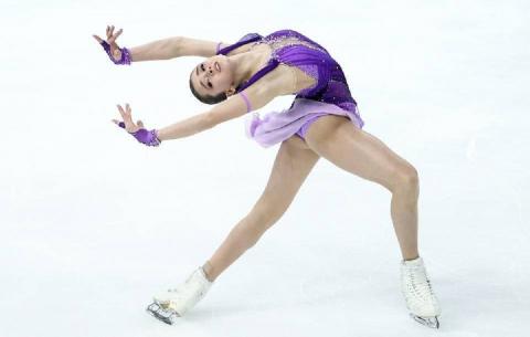 Камила Валиева короткая программа личный турнир, Олимпиада 2022
