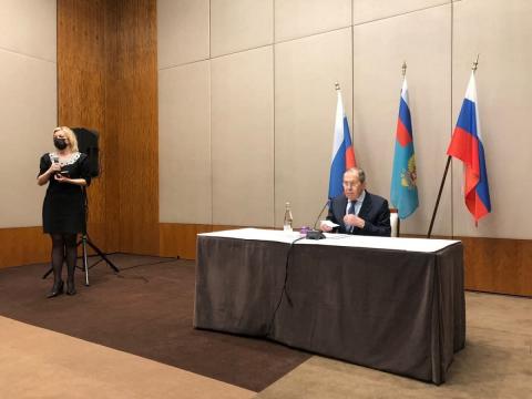 Пресс-конференция Сергея Лаврова 21 января