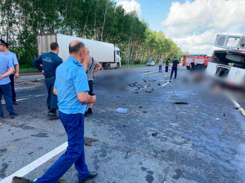 В Рязвнаской области 8 человек погибли в массовом ДПТ