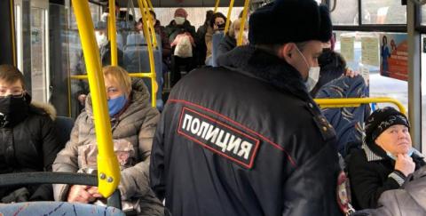 проверка масочного режима в городском транспорте картинка