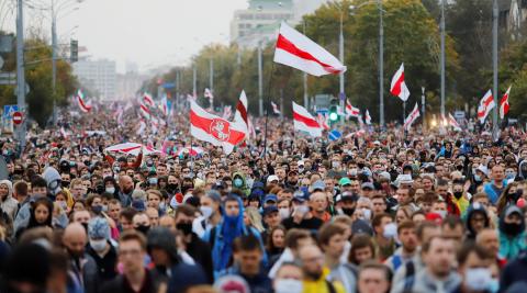 Митинг в Белоруссии