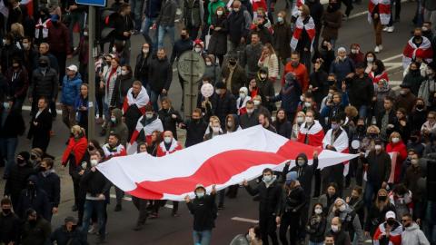 Протесты на улицах Белоруссии