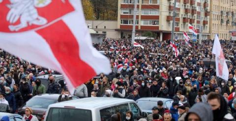 протесты в Белоруссии