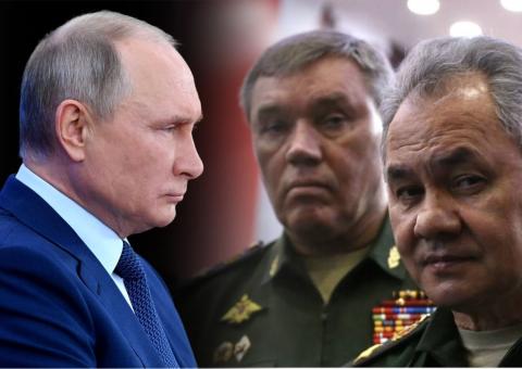 Путин, Шойгу и Герасимов