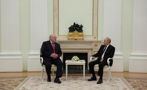 Владмимр Путин и Александр Лукашенко