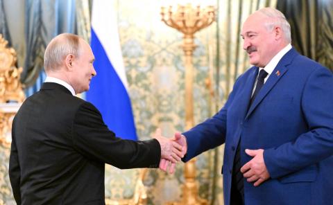 Владимир Путин и Александр Лукашенко