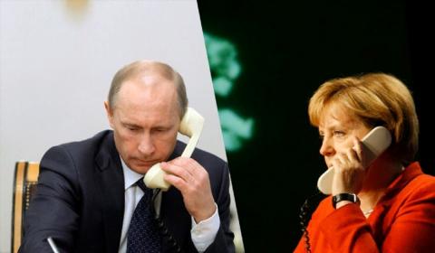 Между Путиным и Меркель состоялся телефонный разговор