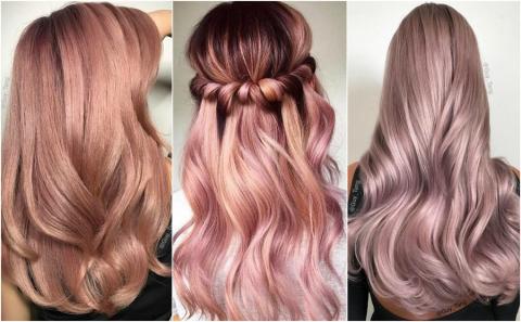 Нереальное розовое золото - Rose Gold, самое модное окрашивание волос в 2019 году: изумительные оттенки для блондинок, рыжих, русых и брюнеток Нереальное розовое золото - Rose Gold, самое модное окрашивание волос в 2019 году: изумительные оттенки для блондинок, рыжих, русых и брюнеток