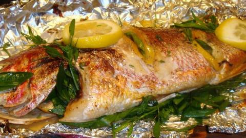 рыба с овощами, запечённая в фольге Монастырская кухня: рыба с овощами, запечённая в фольге
