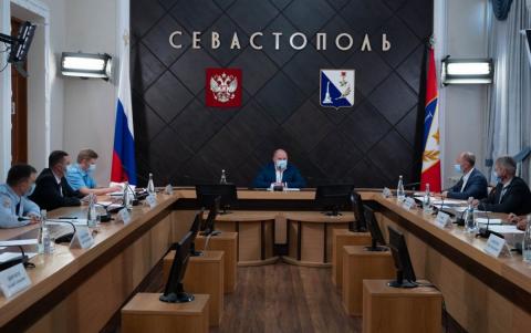 Заседание комиссии по чрезвычайным ситуациям в Севастополе