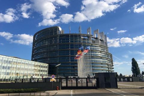 Парламент ЕС в Страсбурге закрыли из-за коронавируса парламент ЕС в Страсбурге закрыли