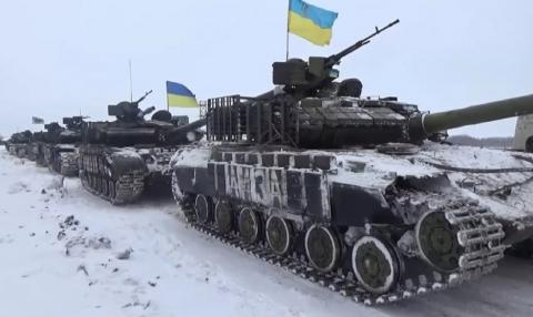 Украинские танки в Донбассе