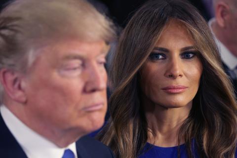 Трамп жена Мелания вместе 