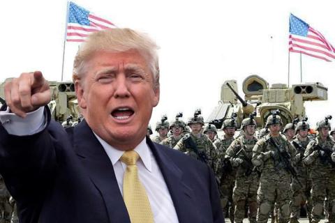 Дональд Трамп и военные США картинки
