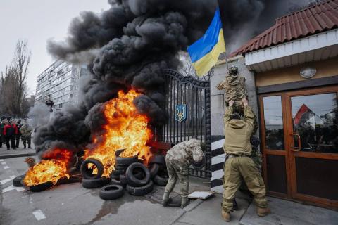 Украина бунт огонь 