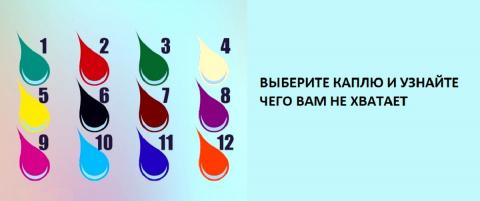 Тест на характер: выберите каплю и узнайте, чего вам не хватает для полного счастья