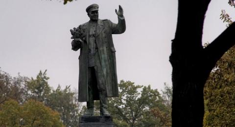Памятник маршалу Коневу в Праге