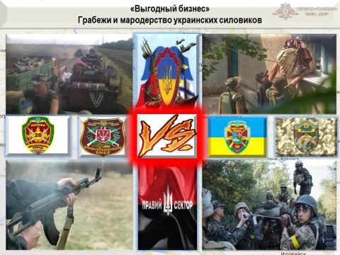 Грабежи и мародерство ВСУ