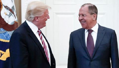 Трамп и Лавров Трамп и Лавров