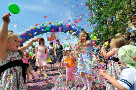 День защиты детей в Омске 1 июня 2017
