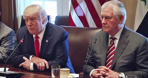 Трамп и Тиллерсон Трамп и Тиллерсон