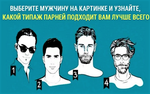 Тест на характер Быстрый тест по картинке: выбери парня и узнай, какой тип мужчин тебе подходит лучше всего