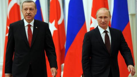 Стала известна дата переговоров Путина и Эрдогана в Сочи