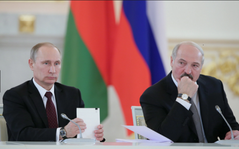 Путин и Лукашенко