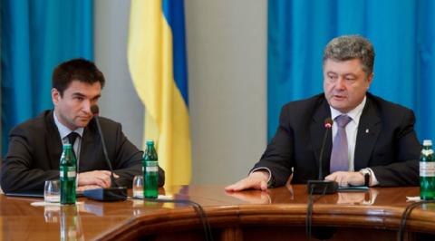 Порошенко и Климкин