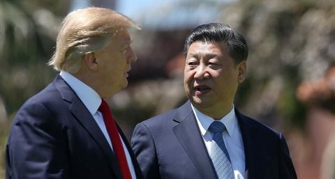 Трамп и Си Цзиньпин