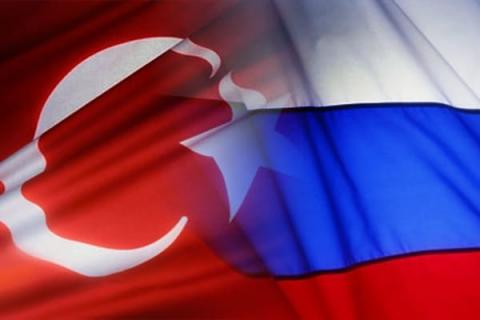 Флаги РФ и Турции