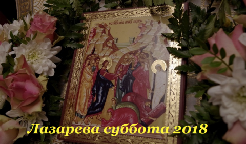 Великий пост 2018 Лазарева суббота