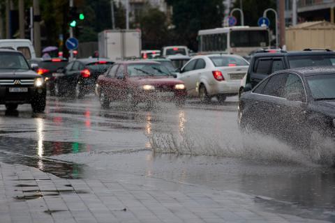 В Краснодаре объявлено второе за неделю штормовое предупреждение