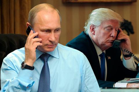 Путин и Трамп переговорили по телефону 