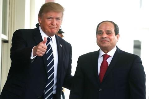 Трамп назвал президента Египта „любимым диктатором“