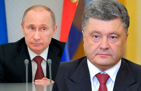 Путин и Порошенко