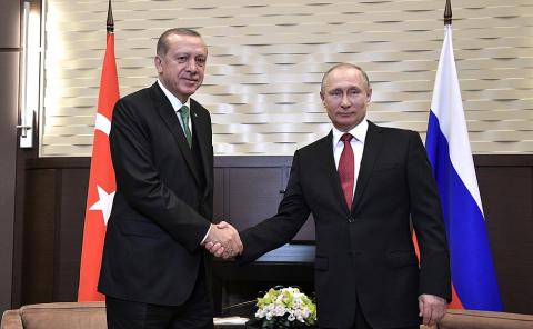 Встреча Путина и Эрдогана