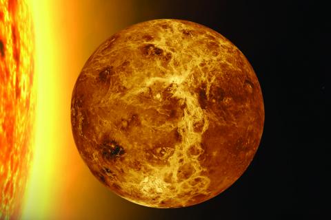 Красивое фото планеты Венера