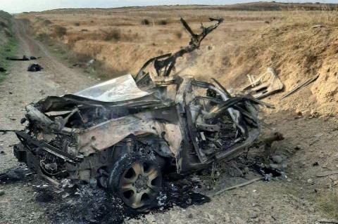 Взорванный автомобиль