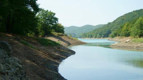 Водохранилище в Крыму