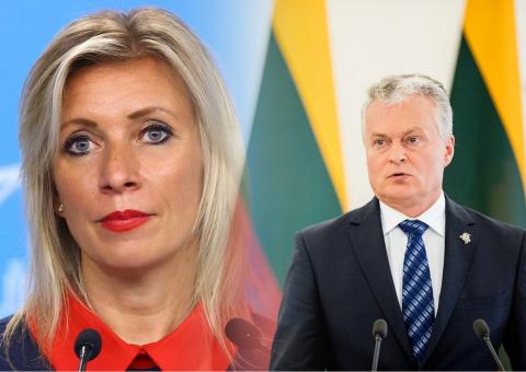 Захарова обесценила заявление Науседы по Крыму и Донбассу