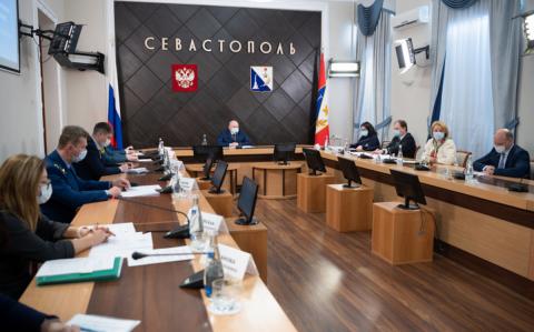 Заседание оперштаба по борьбе с коронавирусной инфекцией в Севастополе 