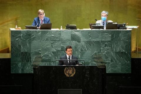 Зеленский допустил ляп, пытаясь высмеять Путина в ООН 