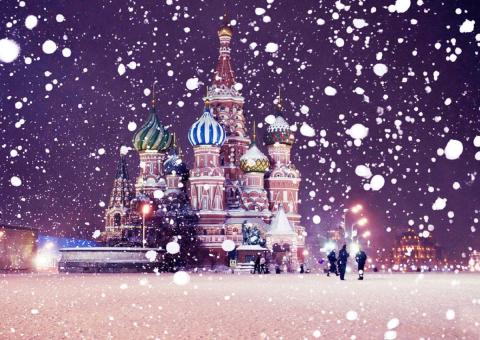 Зима в Москве